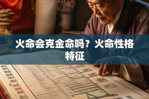 火命会克金命吗？火命性格特征