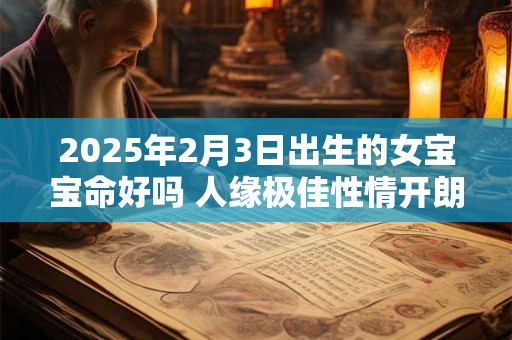 2025年2月3日出生的女宝宝命好吗 人缘极佳性情开朗