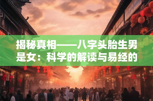 揭秘真相——八字头胎生男是女：科学的解读与易经的智慧