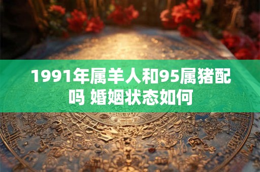 1991年属羊人和95属猪配吗 婚姻状态如何