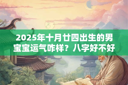 2025年十月廿四出生的男宝宝运气咋样？八字好不好