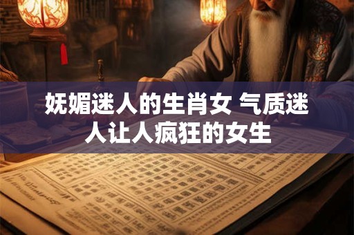 妩媚迷人的生肖女 气质迷人让人疯狂的女生