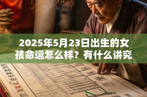 2025年5月23日出生的女孩命运怎么样？有什么讲究？