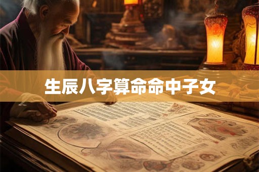 生辰八字算命命中子女