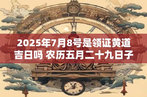2025年7月8号是领证黄道吉日吗 农历五月二十九日子怎么样