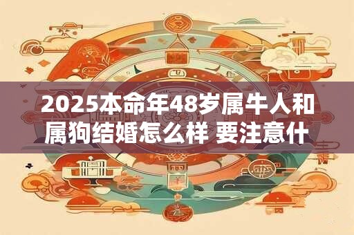 2025本命年48岁属牛人和属狗结婚怎么样 要注意什么