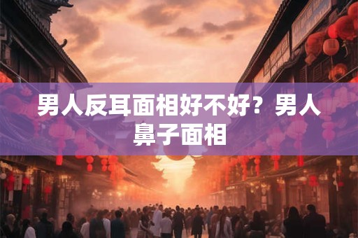 男人反耳面相好不好？男人鼻子面相