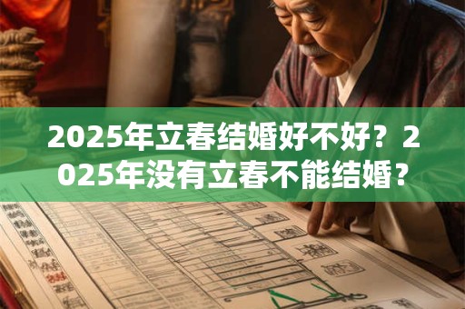 2025年立春结婚好不好？2025年没有立春不能结婚？
