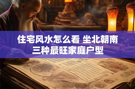 住宅风水怎么看 坐北朝南三种最旺家庭户型