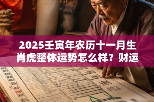 2025壬寅年农历十一月生肖虎整体运势怎么样？财运好不好