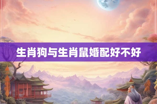 生肖狗与生肖鼠婚配好不好