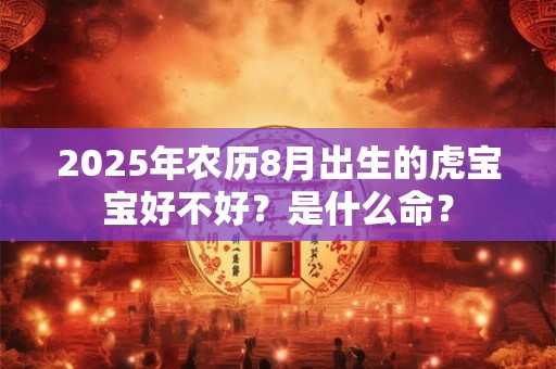 2026年农历8月出生的虎宝宝好不好？是什么命？
