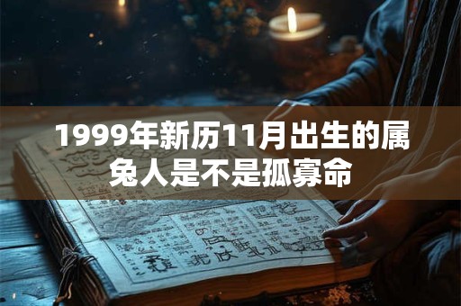 1999年新历11月出生的属兔人是不是孤寡命