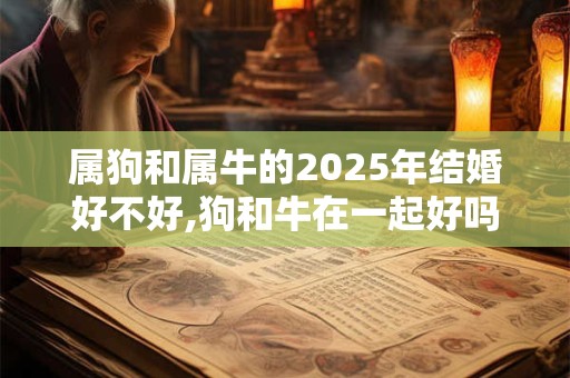 属狗和属牛的2025年结婚好不好,狗和牛在一起好吗？