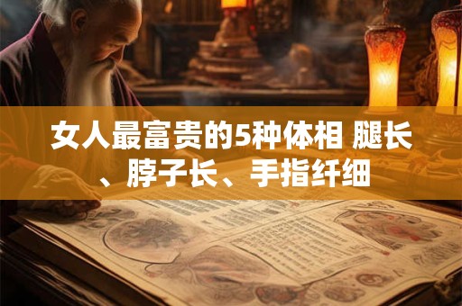 女人最富贵的5种体相 腿长、脖子长、手指纤细