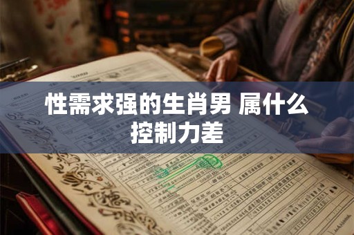 性需求强的生肖男 属什么控制力差