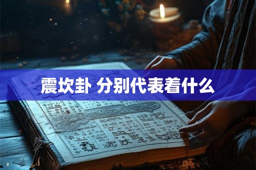 震坎卦 分别代表着什么