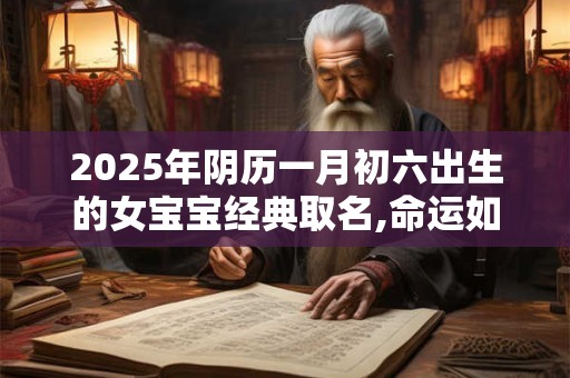 2025年阴历一月初六出生的女宝宝经典取名,命运如何