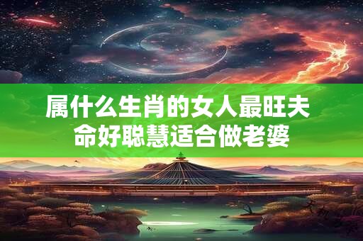 属什么生肖的女人最旺夫 命好聪慧适合做老婆
