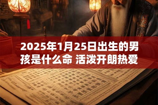2025年1月25日出生的男孩是什么命 活泼开朗热爱自由