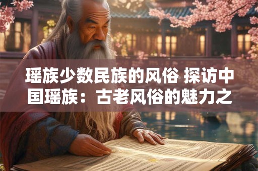 瑶族少数民族的风俗 探访中国瑶族：古老风俗的魅力之源