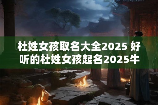 杜姓女孩取名大全2025 好听的杜姓女孩起名2025牛年