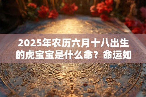 2025年农历六月十八出生的虎宝宝是什么命？命运如何？