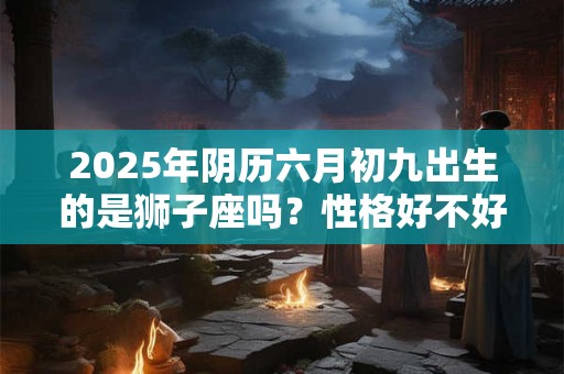 2025年阴历六月初九出生的是狮子座吗？性格好不好