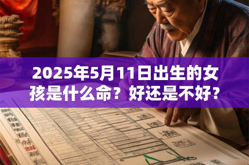 2025年5月11日出生的女孩是什么命？好还是不好？