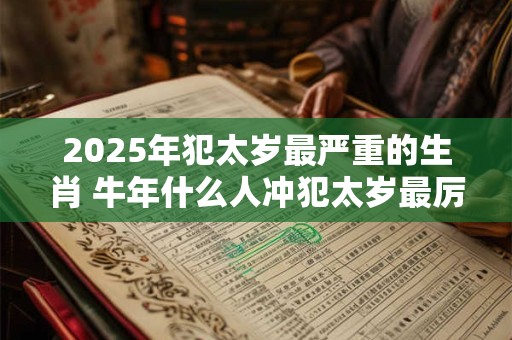2025年犯太岁最严重的生肖 牛年什么人冲犯太岁最厉害 2025年犯太岁最严重的生肖 牛年什么人冲犯太岁最厉害