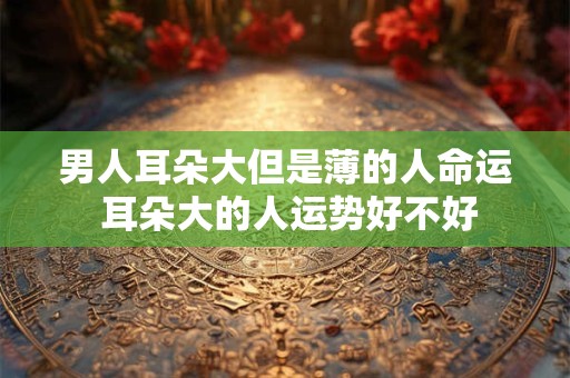 男人耳朵大但是薄的人命运 耳朵大的人运势好不好