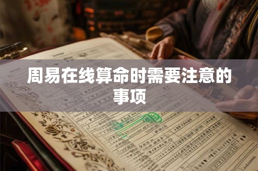 周易在线算命时需要注意的事项