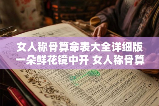 女人称骨算命表大全详细版一朵鲜花镜中开 女人称骨算命表大全详细版