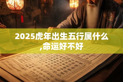 2025虎年出生五行属什么,命运好不好