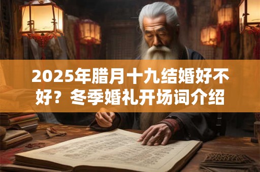 2026年腊月十九结婚好不好？冬季婚礼开场词介绍