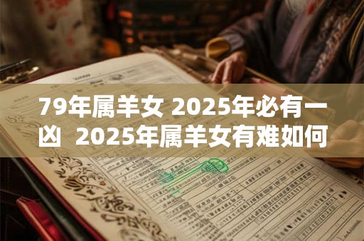 79年属羊女 2025年必有一凶  2025年属羊女有难如何化解
