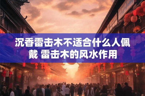 沉香雷击木不适合什么人佩戴 雷击木的风水作用