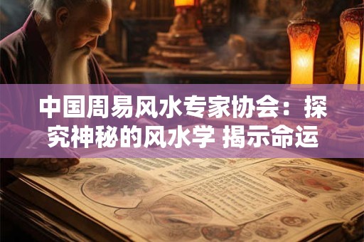 中国周易风水专家协会：探究神秘的风水学 揭示命运之谜