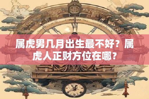 属虎男几月出生最不好?属虎人正财方位在哪? 属虎男几月出生最不好?属虎人正财方位在哪?