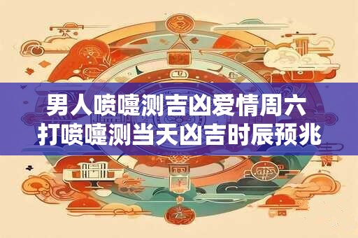 男人喷嚏测吉凶爱情周六 打喷嚏测当天凶吉时辰预兆男