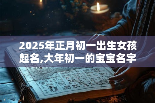 2025年正月初一出生女孩起名,大年初一的宝宝名字