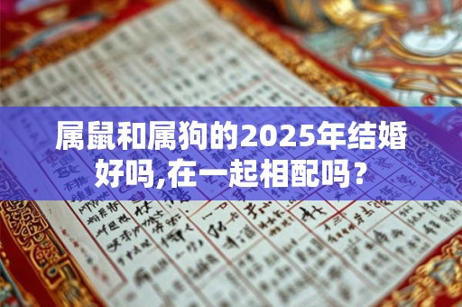 属鼠和属狗的2025年结婚好吗,在一起相配吗？