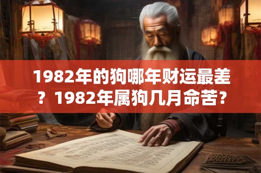 1982年的狗哪年财运最差？1982年属狗几月命苦？
