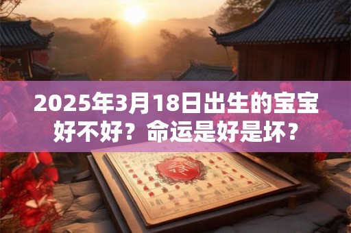 2025年3月18日出生的宝宝好不好？命运是好是坏？