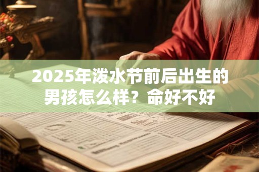 2025年泼水节前后出生的男孩怎么样？命好不好