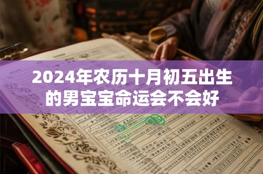 2024年农历十月初五出生的男宝宝命运会不会好