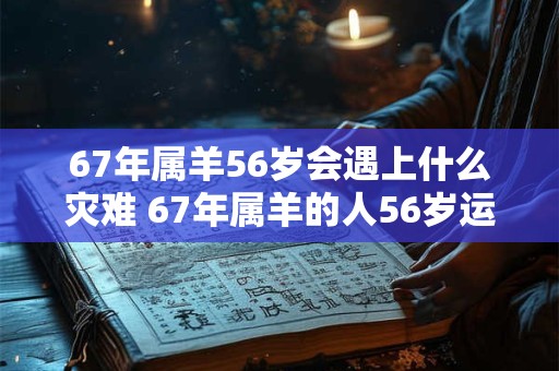 67年属羊56岁会遇上什么灾难 67年属羊的人56岁运势怎么样