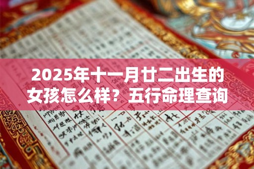 2025年十一月廿二出生的女孩怎么样？五行命理查询