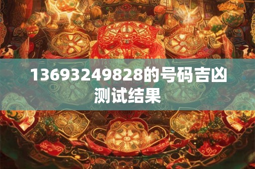 13693249828的号码吉凶测试结果