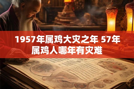 1957年属鸡大灾之年 57年属鸡人哪年有灾难